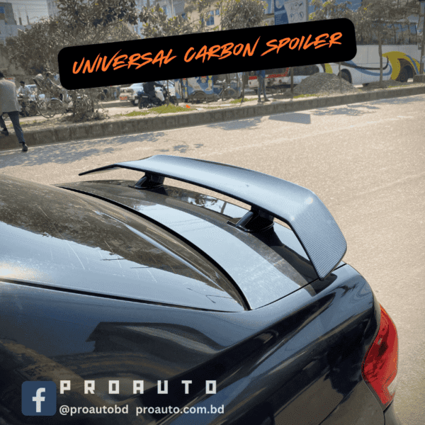Universal carbon look  rear spoiler